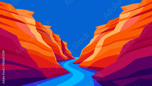 Discover a Narrow Canyon with Smooth Water Carved Sandstone Walls