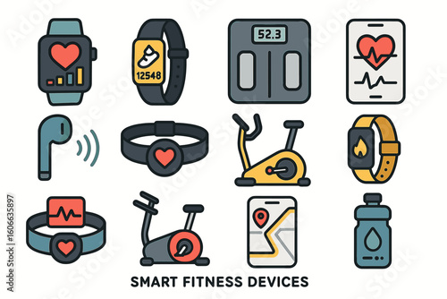 Smart fitness devices: wearables, trackers, and apps for health monitoring