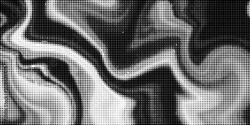 Vector halftone smoke effect. Vibrant abstract background. Retro 80's style colors and textures.