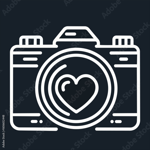 Heart Camera Icon