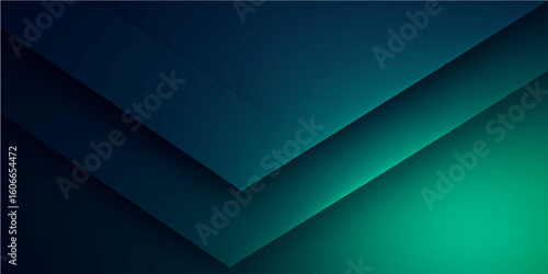 Clean teal layered abstract background with geometric depth and modern design tone