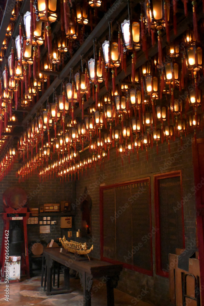 Obraz premium 香港の寺院