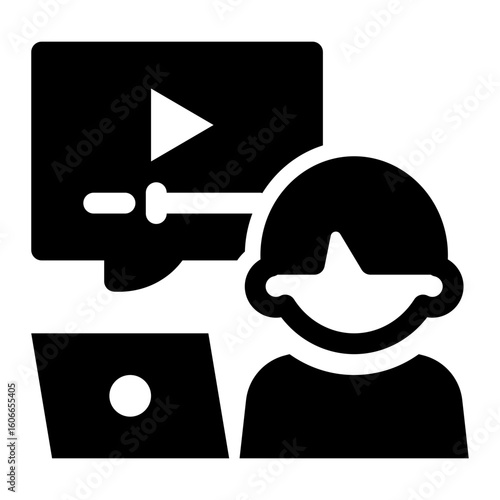 Online Learning and Mentoring Icon