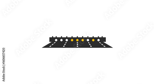 Grayscale vector icon of a classical building with pillars. A flat design symbol representing a bank, courthouse, or university.