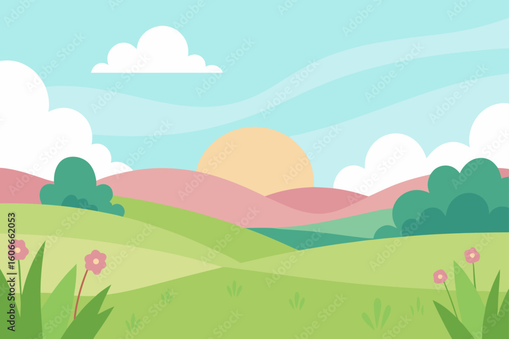 Fototapeta premium the meadow s gentle kiss