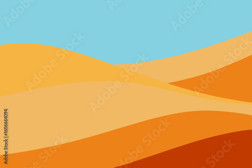 sand dunes in the desert