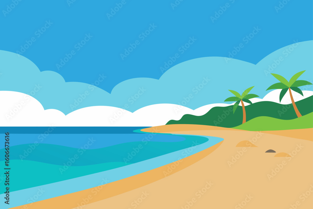 Fototapeta premium beyond the beachline