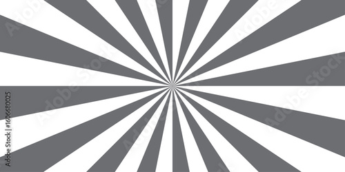 Sunburst Modern retro vintage sunrise sunbeam element spiral striped. Spiral starburst and striped pattern abstract geometric retro sunrays line wavy texture.	