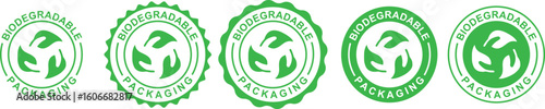 Biodegradable packaging labels	