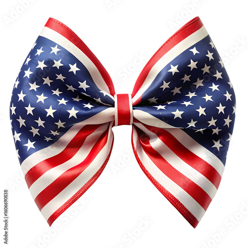 Patriotic Bow American Flag Design