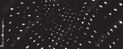 Black wavy lines abstract background. Trendy psychedelic retro style backdrop. Waves, swirl and twirl pattern.