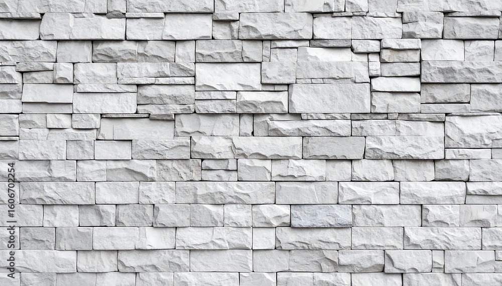 Obraz premium White stone wall texture