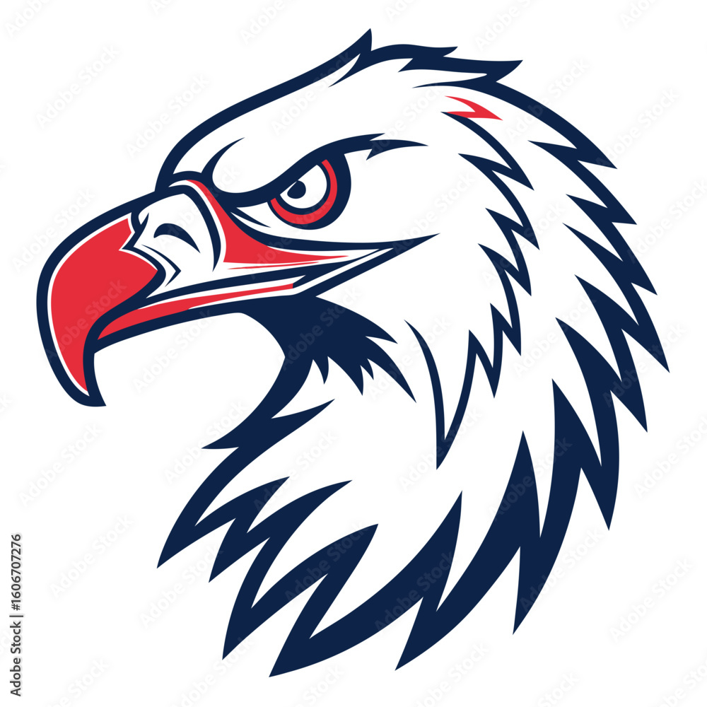 Fototapeta premium american eagle head