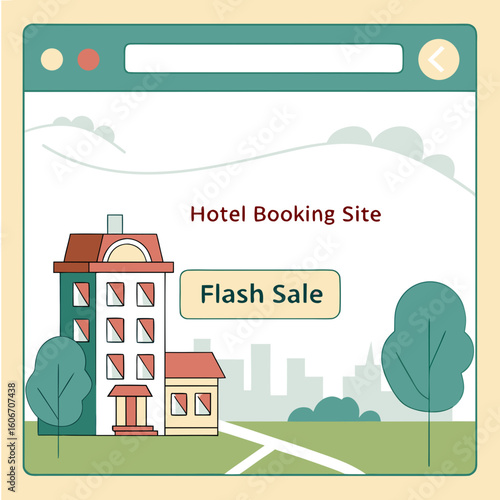 Hotel booking website flash sale promotion