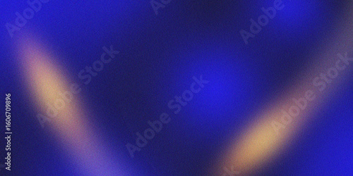 Grainy Noise concept, Blue and yellow wave Blurred. modern abstract backround.