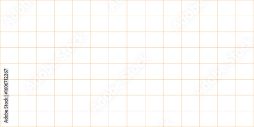 orange grid square graph line full page on white paper background