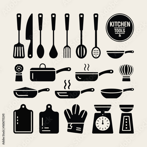 Collection of Essential Cooking Utensils and Kitchenware for Culinary Enthusiasts