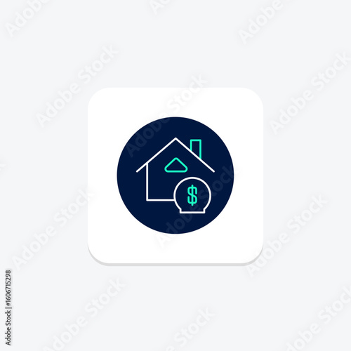 Mortgage, vector, pixel perfect, illustrator file