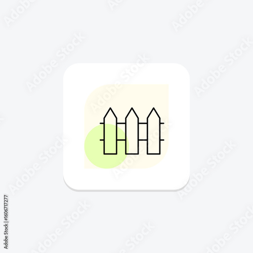 Fence, vector, pixel perfect, illustrator file