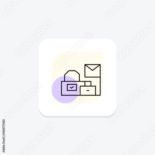 Mailroom, vector, pixel perfect, illustrator file