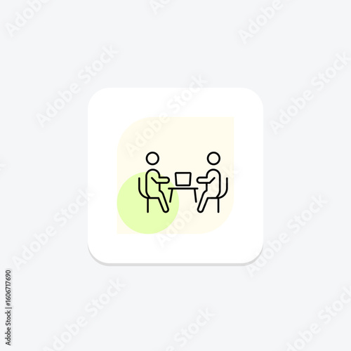 Co-working Space, vector, pixel perfect, illustrator file