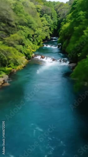 Tropical Jungle River