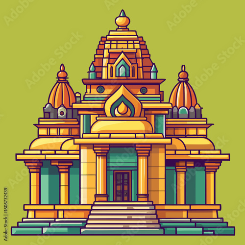 vector illustration of a church