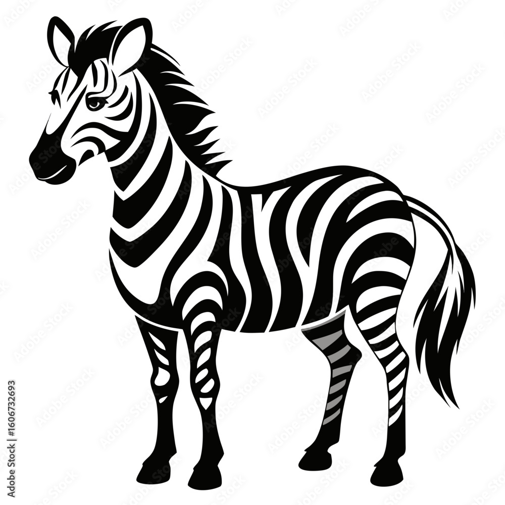 Obraz premium zebra vector illustration
