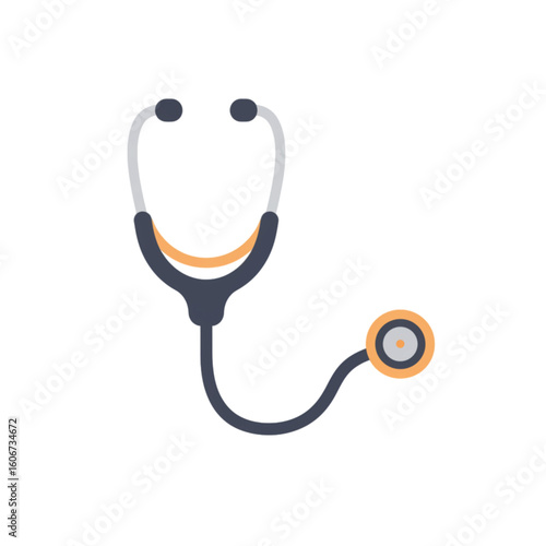 Medical center stethoscope icon transparent background	