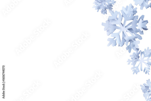 Wallpaper Mural Light-blue snowflakes on black Torontodigital.ca