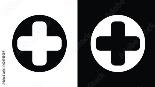 Medical cross symbol design for healthcare and first aid
