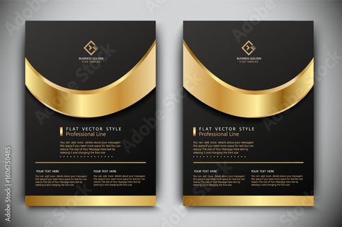 Layout design template brochure flyer for your company