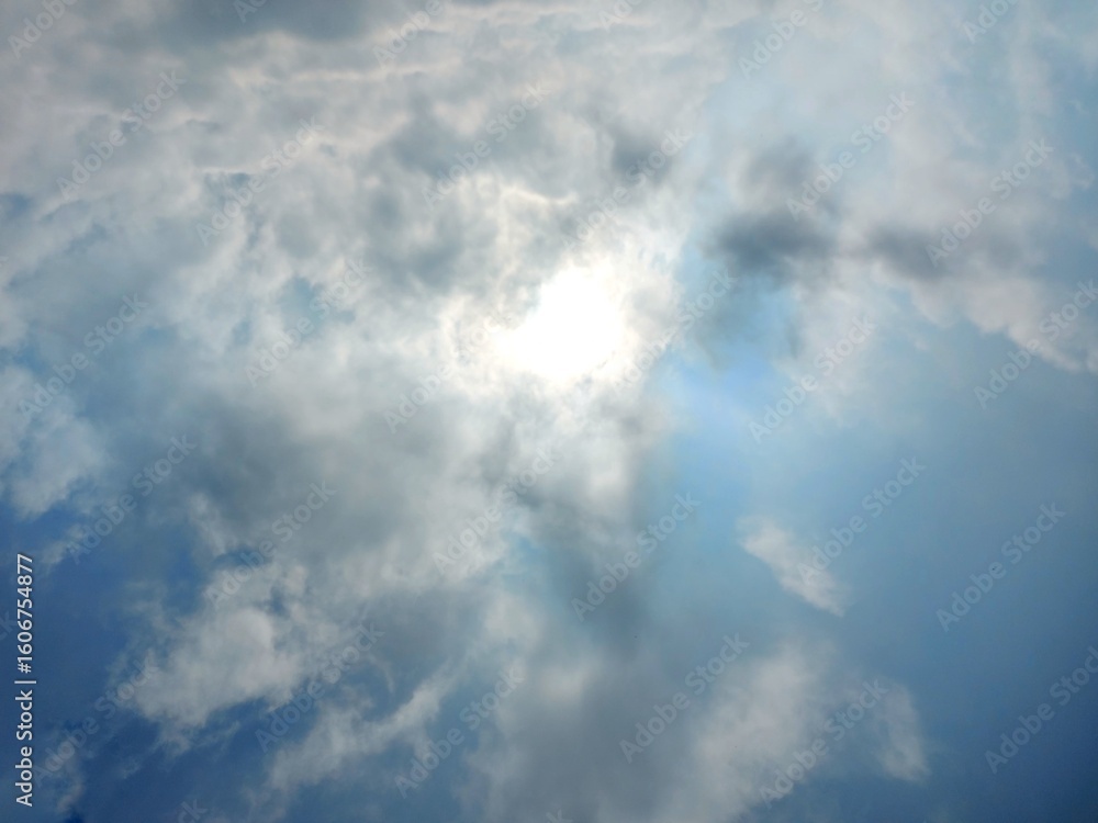 Obraz premium blue sky with clouds