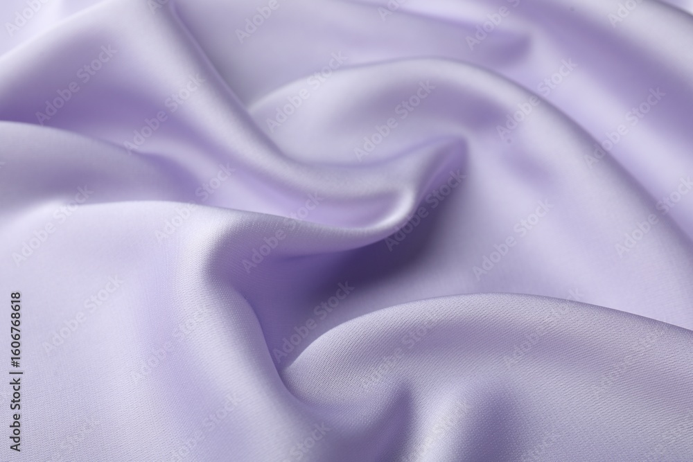 Obraz premium Crumpled violet silk fabric as background, closeup