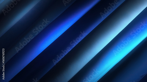 Abstract Blue and Dark Digital Background with Glowing Lines and Gradient Texture