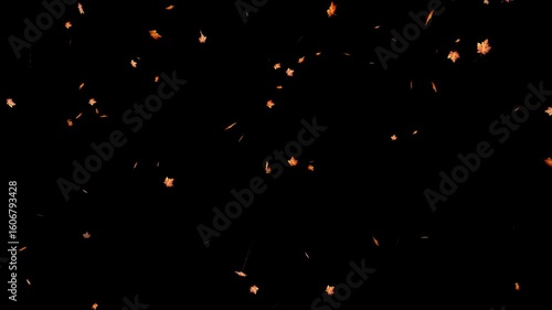 Whispers of Winter leaf fall animation overly vol#1