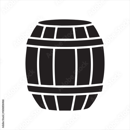 barrel storage icon vector illustration