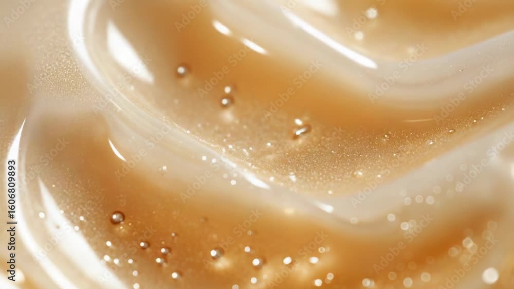 A detailed look at the surface of a liquid substance A detailed look at the surface of a liquid substance
