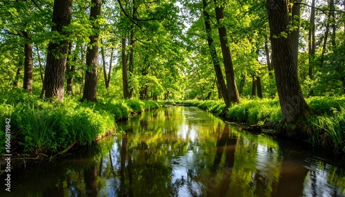 Sunny forest stream (1)