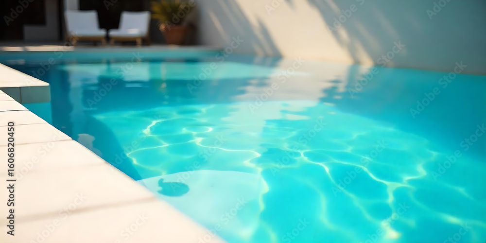 Obraz premium swimming pool in hotel