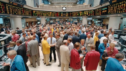 Wallpaper Mural Market Chaos: The scene explodes with a dynamic mix of human figures. Torontodigital.ca