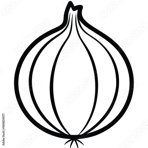 onion isolated on white background