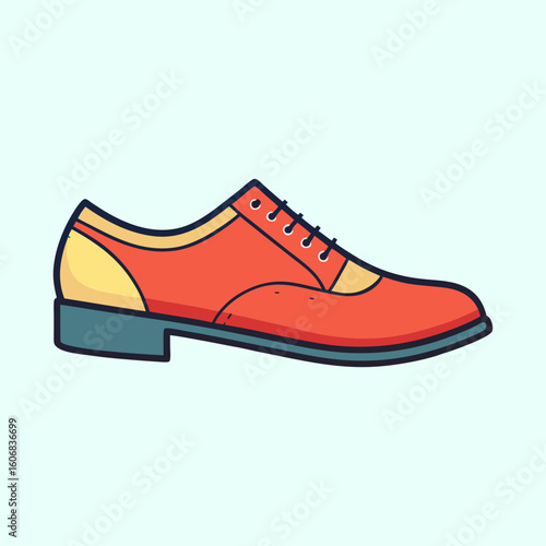 vector illustration of oxfords