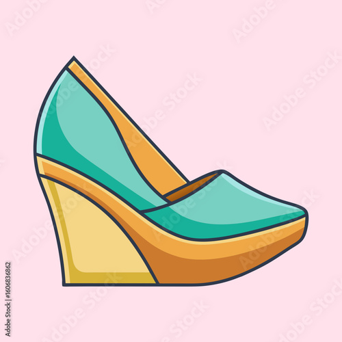 vector illustration of wedges