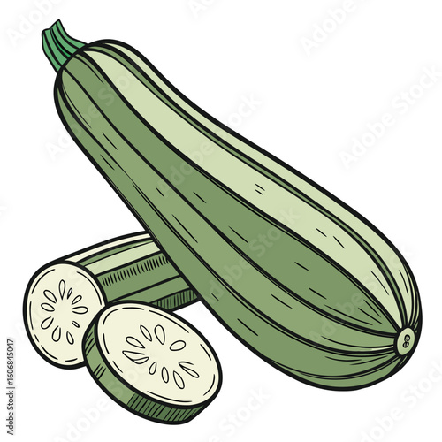 eggplant and zucchini
