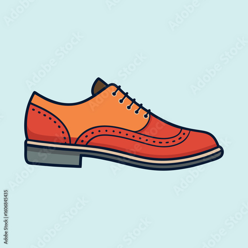 vector illustration of brogues
