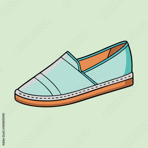 vector illustration of espadrilles