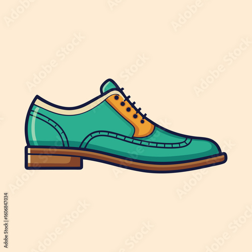 vector illustration of oxfords