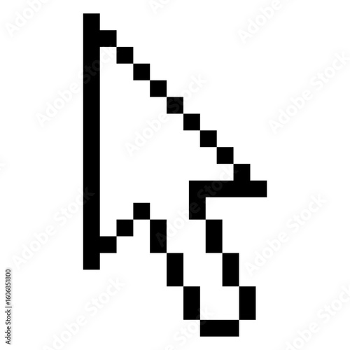 Icono puntero de mouse con forma de flecha	