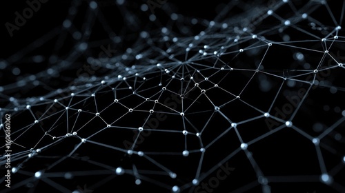 Abstract network of connected points